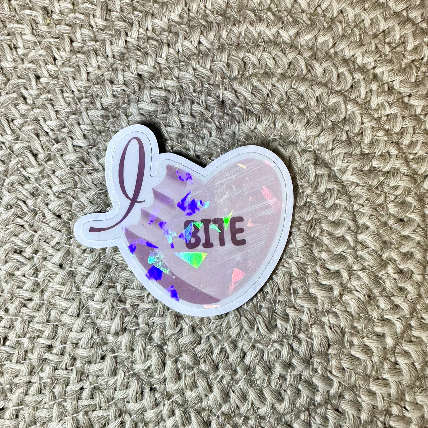 I Bite Sticker