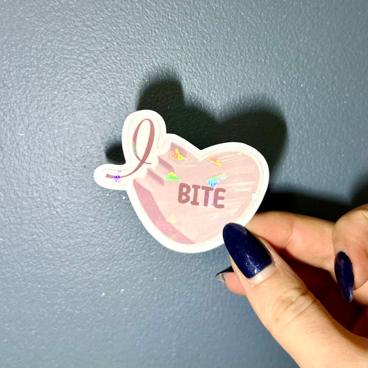 I Bite Sticker