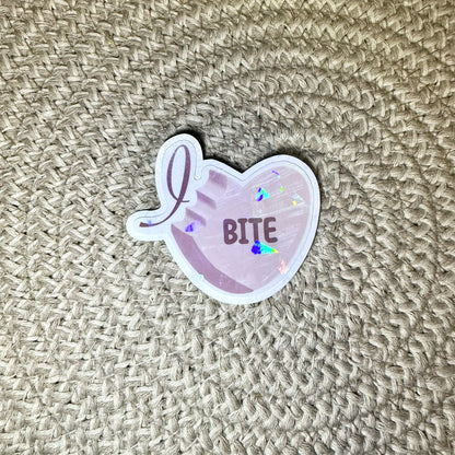 I Bite Sticker