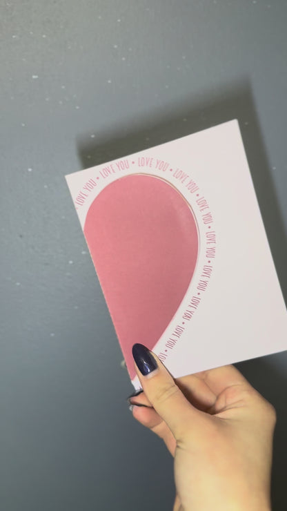 I Love You Today Tomorrow Always Valentine Day card